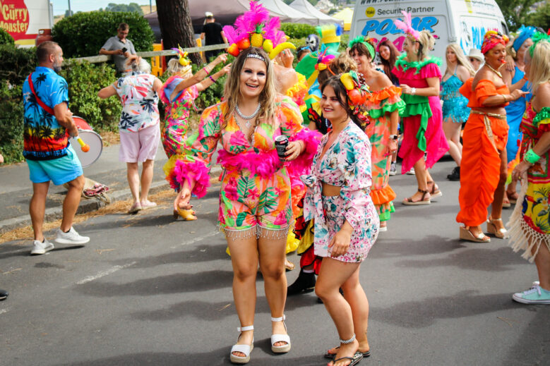 Swanage Carnival parade girls