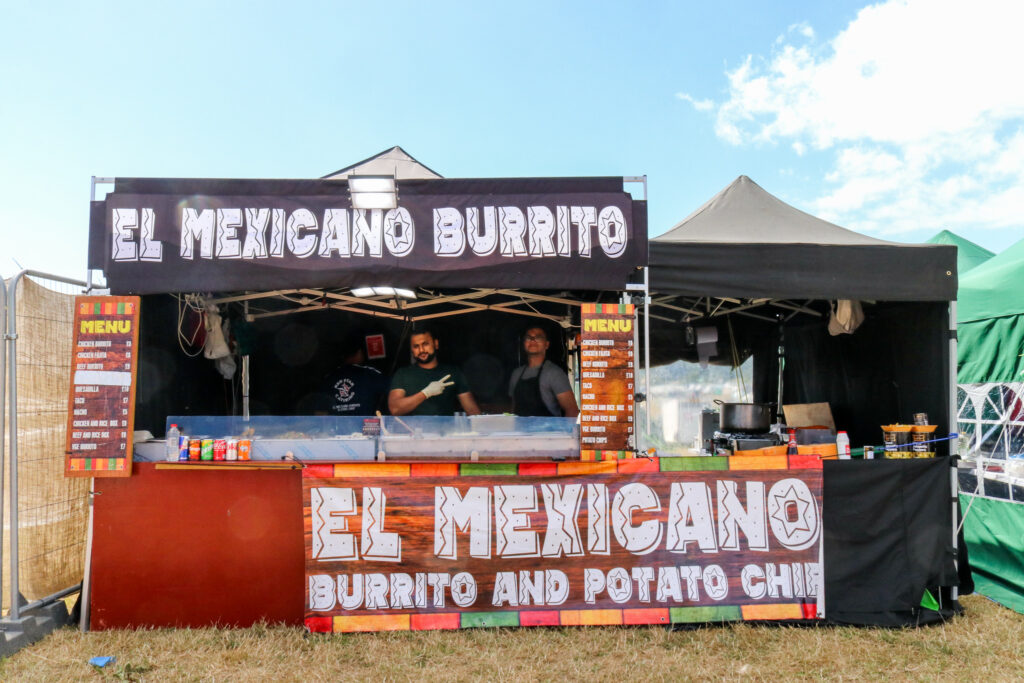 El Mexicano Burrito stand