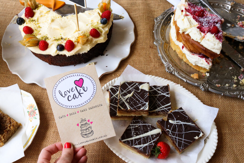 Millionaire's shortbread and cakes by Love Cake