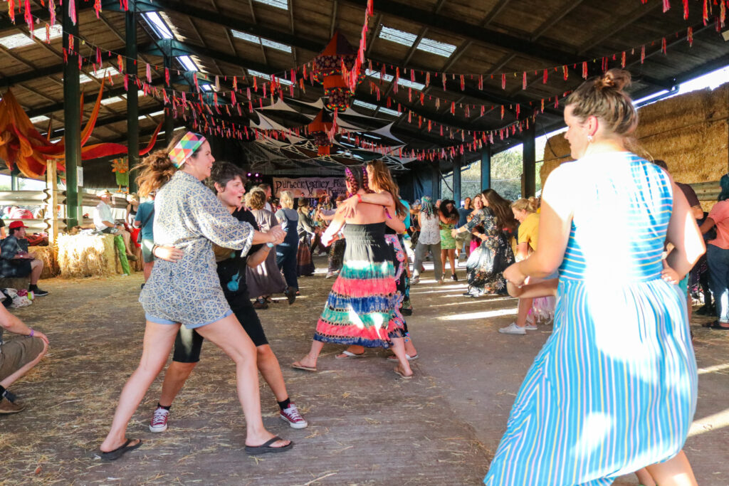 Dancing at the Purbeck Valley Folk Festival