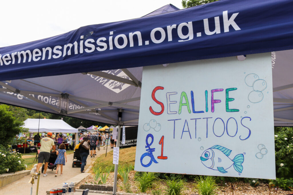 Sealife tattoos and kids' activities