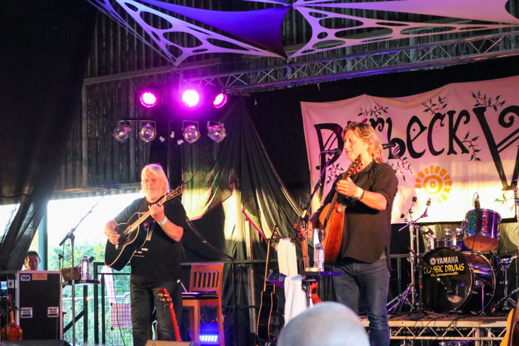 Show of Hands playing at Purbeck Valley Folk Festival