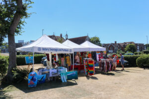 Swanage & Purbeck Rotary summer fete clothing stall