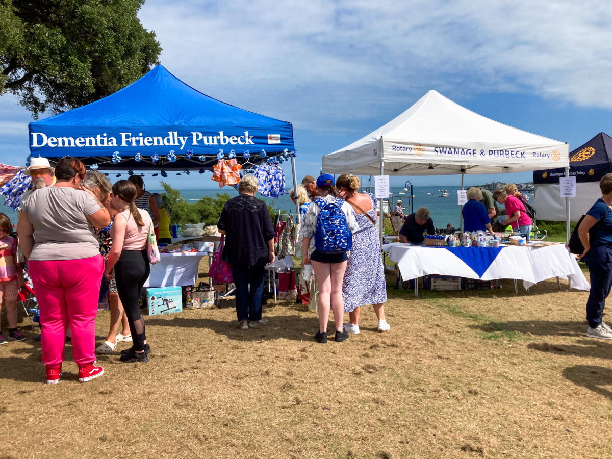 Dementia-Friendly Purbeck & Swanage & Purbeck Rotary charity stalls