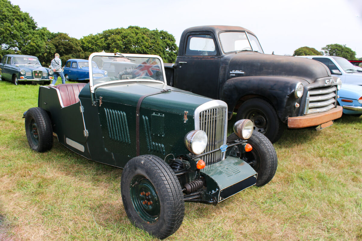 Classic vehicles on display