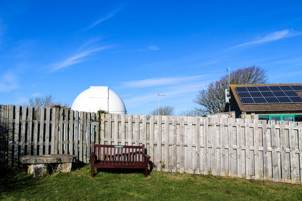 The observatory at Durlston Country Park