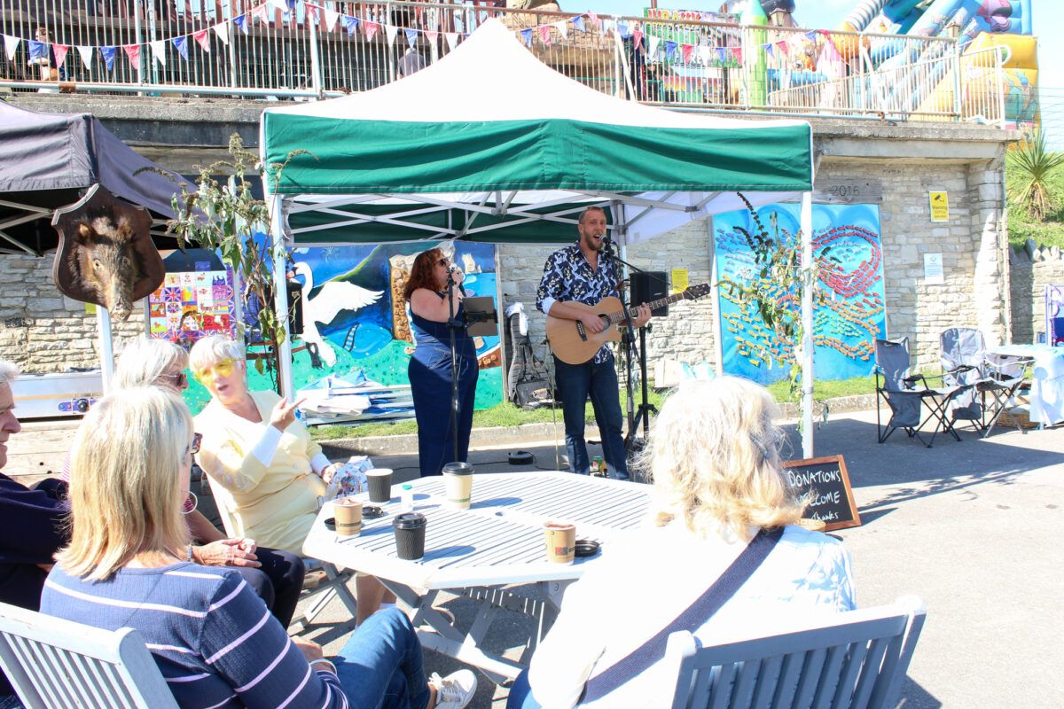 Live music at the Planet Purbeck Festival fair