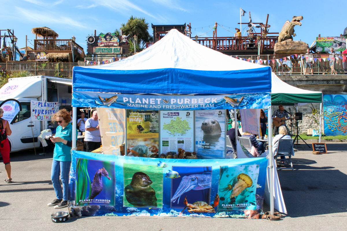 Planet Purbeck Marine & Freshwater Team information stand