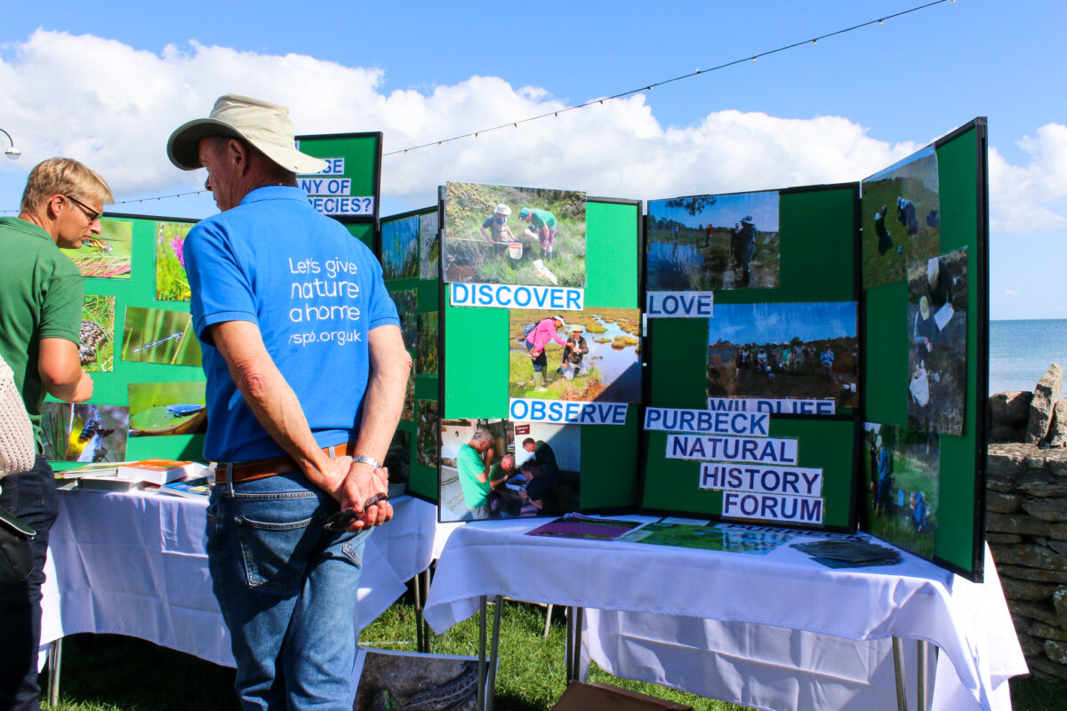 The Purbeck Natural History Forum information stand