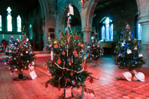 St Aldhelm Christmas tree festival