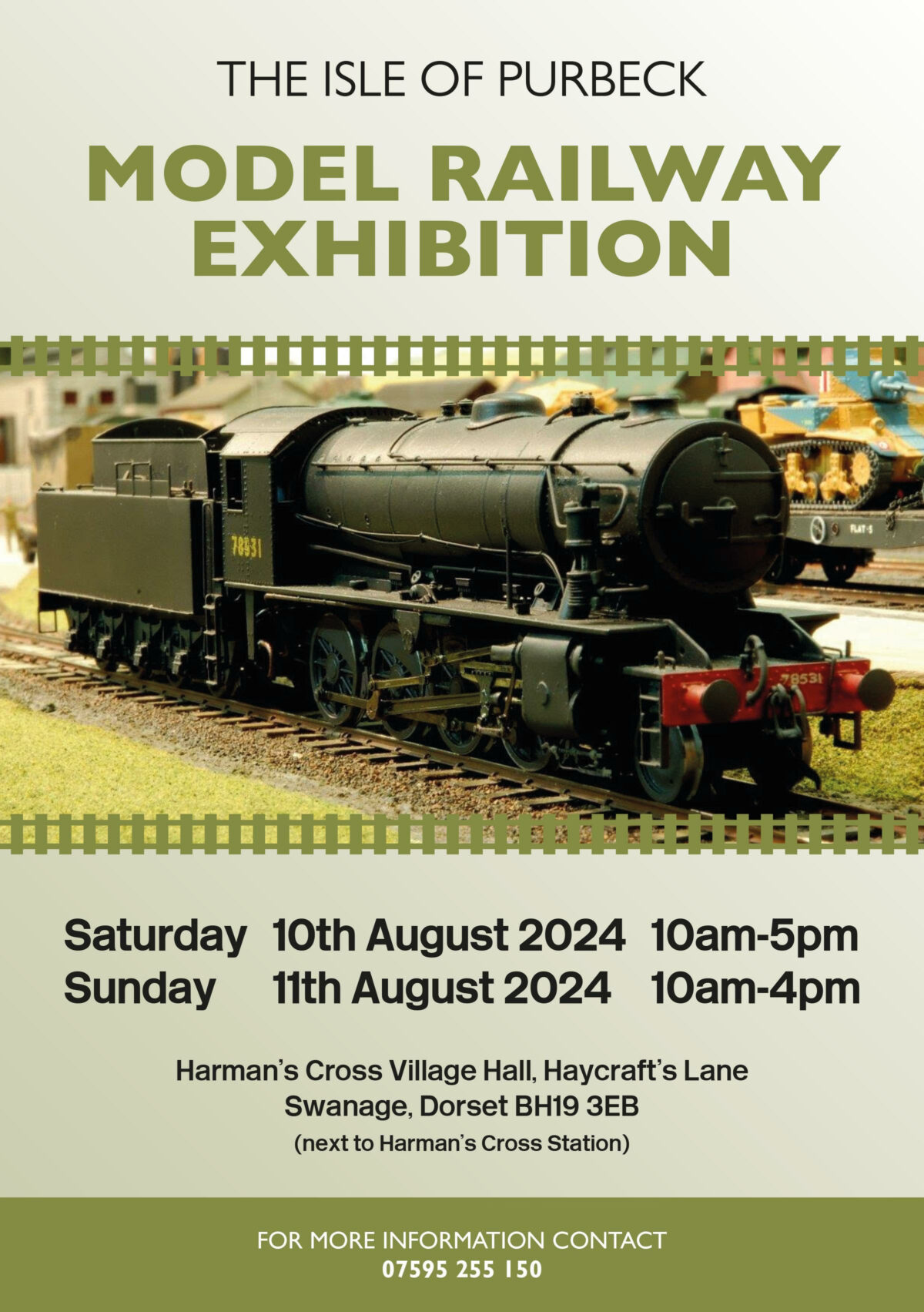 The Isle of Purbeck Model Railway Exhibition poster