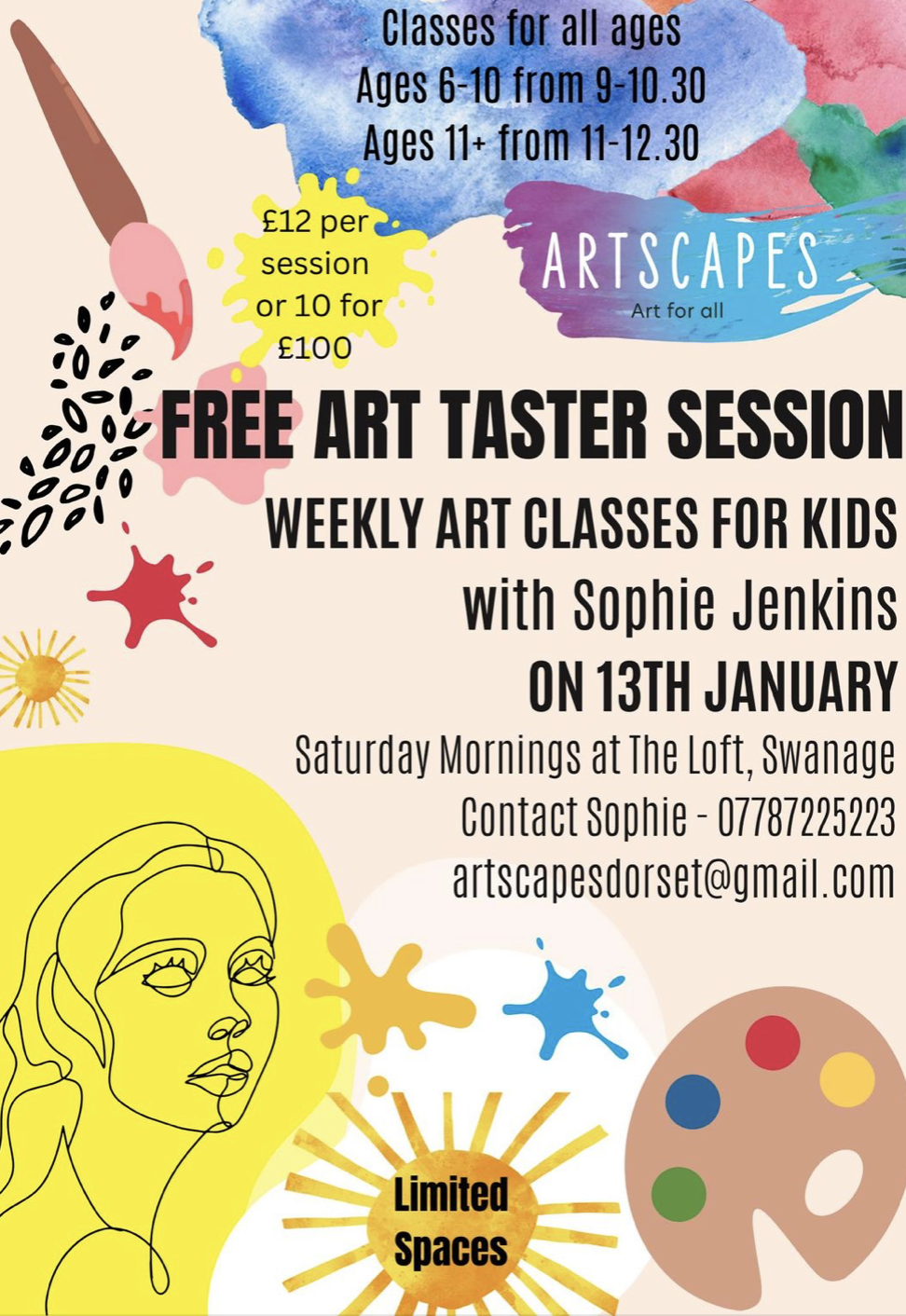 Artscapes kids' art classes taster session
