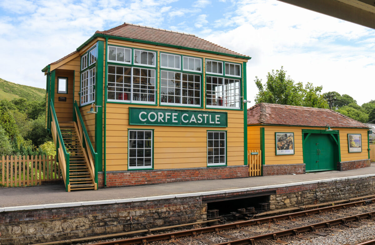 Station building at Corfe Castle on the Swanage Railway