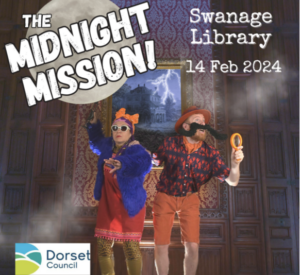 Swanage Library The Midnight Mission show flyer