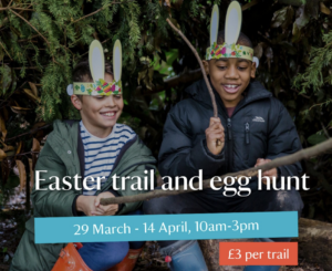 Studland Bay Easter trail & egg hunt poster