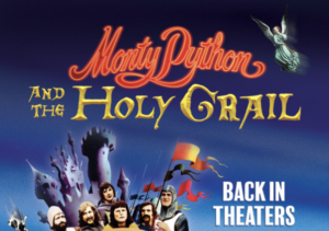 Monty Python & the Holy Grail anniversary screening poster
