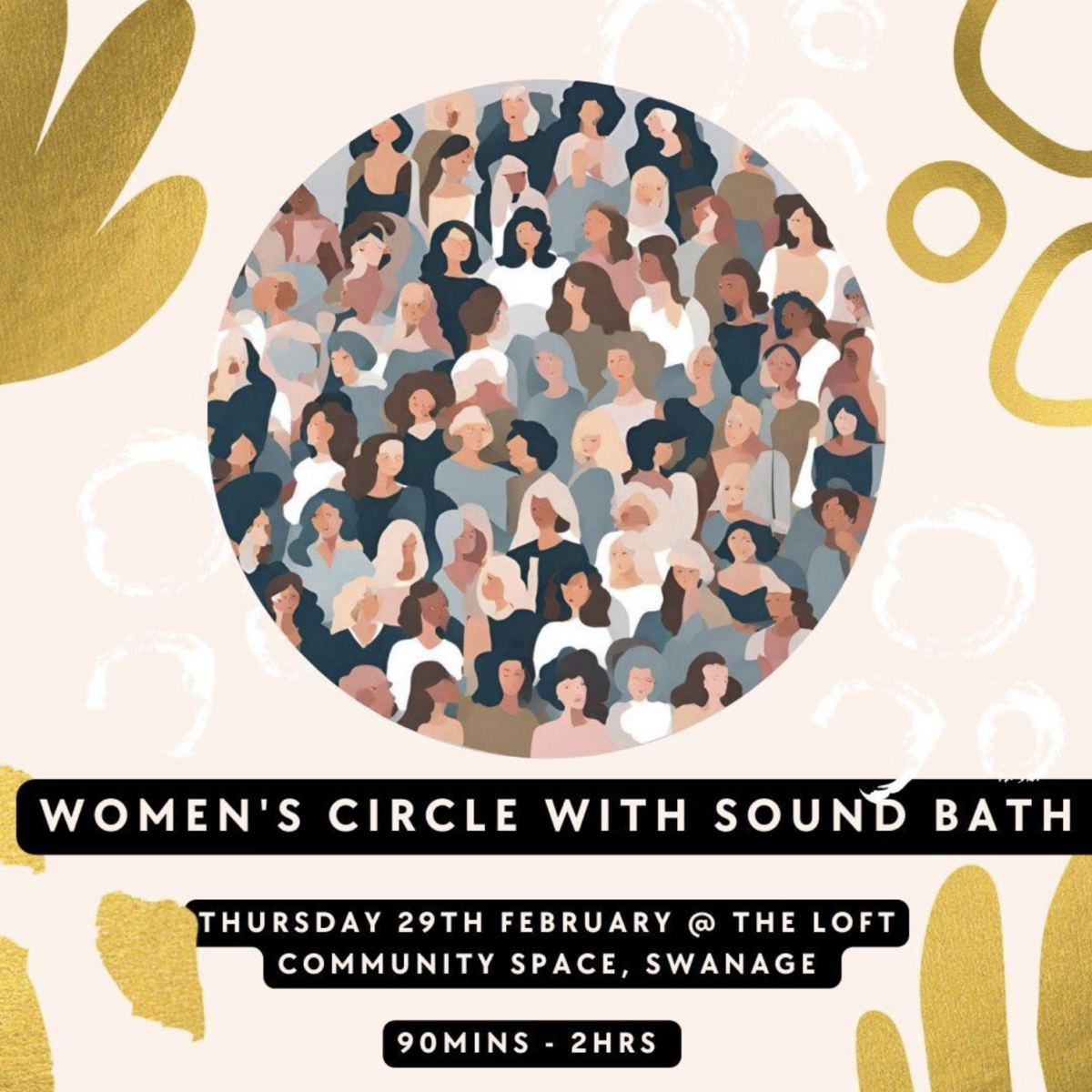 Women's Circle & Sound Bath flyer