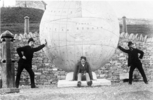Archive image of the Durlston Globe