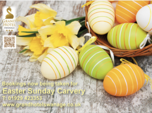 Grand Hotel Easter carvery flyer
