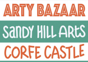Arty Bazaar Corfe Castle poster - Sandy Hill Arts