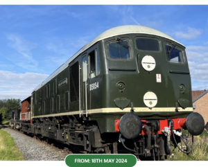 Class 24 driving experience poster - Chris Gallagher / Swanage Railway