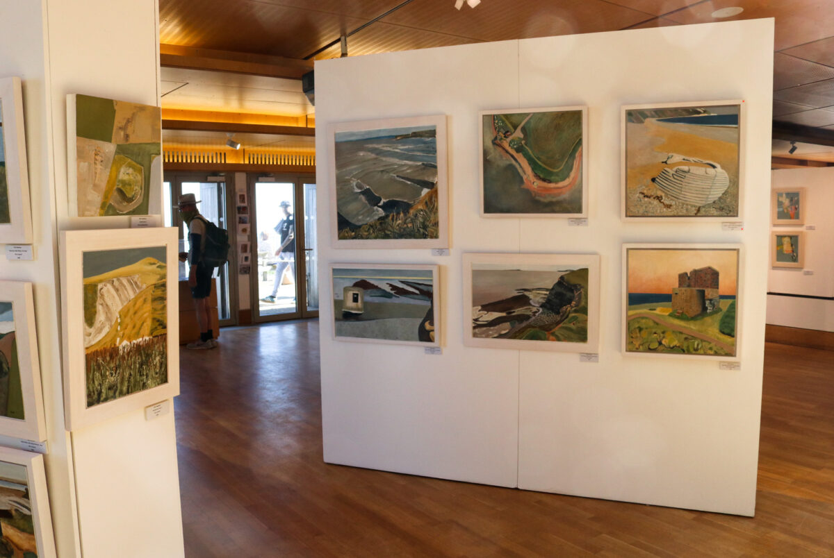 Exhibition space at Durlston Country Park