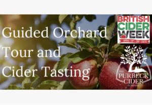 Orchard tour & cider tasting poster