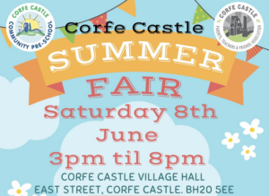 Corfe school summer fair flyer