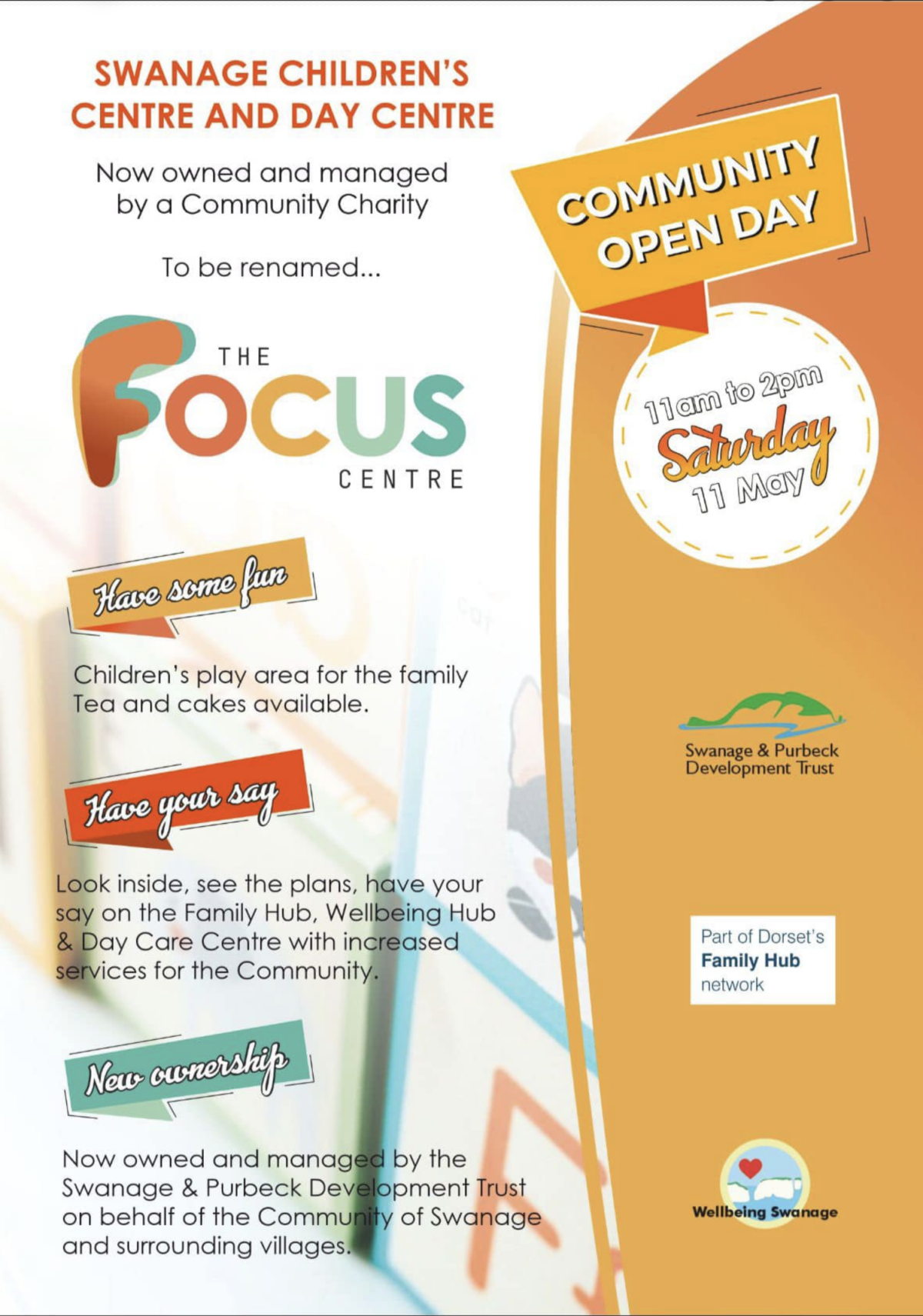 Focus Centre Opening poster