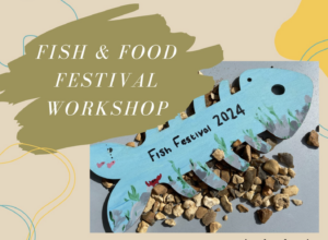Studio south fish art workshop flyer