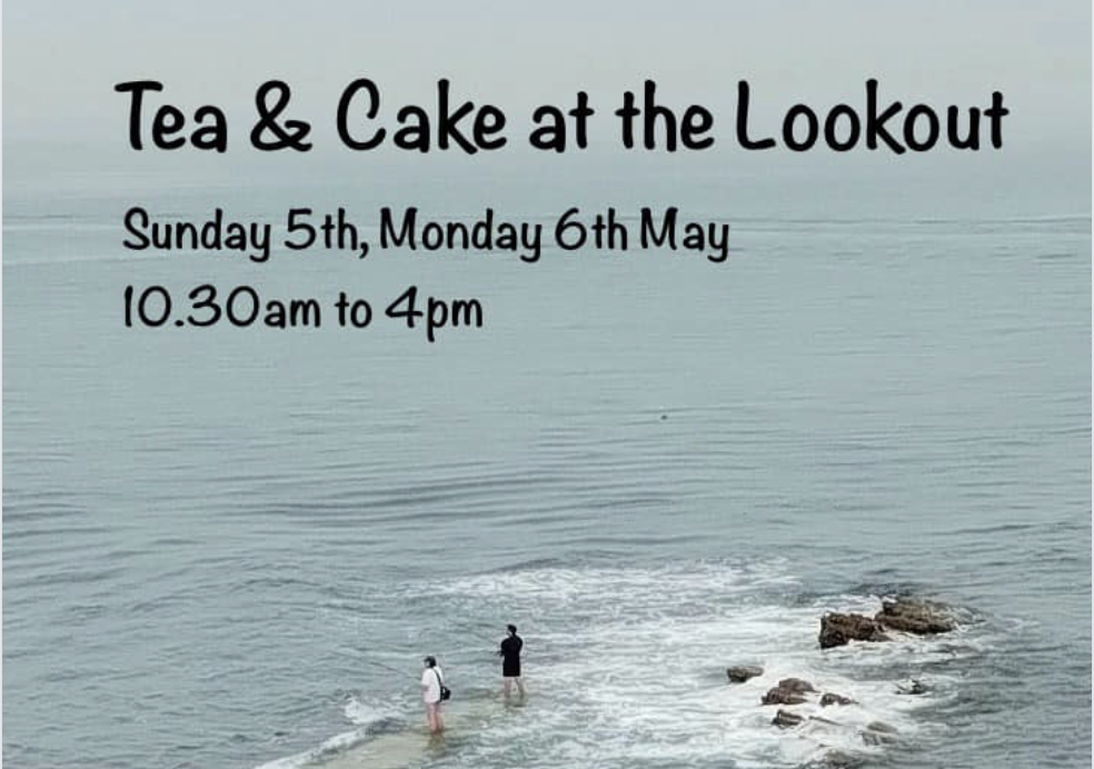 The lookout tea & cake poster - Swanage Coastwatch