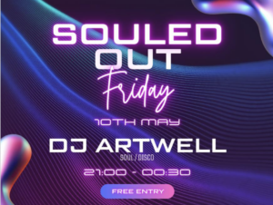 DJ Artwell souled out poster